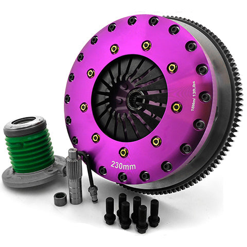 XClutch Twin Solid Ceramic Clutch Kit | 2015-2022 Ford Mustang EcoBoost (XKFD23697-2E)