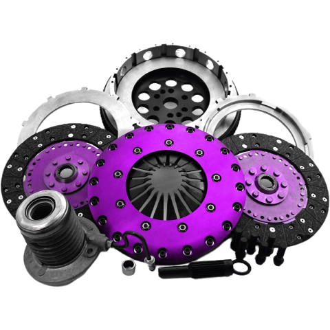 XClutch Stage 4 - Twin Disc Sprung Organic Clutch Kit | 2015-2023 Ford Mustang EcoBoost (XKFD23697-2A)