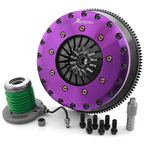 XClutch Twin Carbon Blade Clutch Kit | 2015-2022 Ford Mustang EcoBoost (XKFD23697-2P)