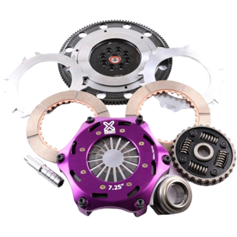 XClutch Twin Sprung Ceramic Clutch Kit | 1994-2001 Acura Integra, 1999-2000 Honda Civic, and 1996-1997 Honda Del Sol (XKHN18522-2B)