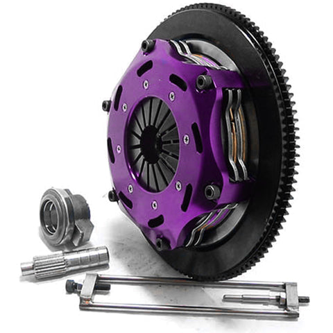 XClutch Twin Solid Ceramic Clutch Kit | 1997-2006 Mitsubishi Lancer Evo 4/5/6/7/8/9 (XKMI18522-2E)