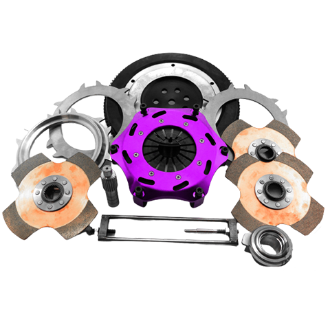 XClutch Triple Solid Ceramic Clutch Kit | 1997-2006 Mitsubishi Lancer Evo 4/5/6/7/8/9 (XKMI18522-3E)