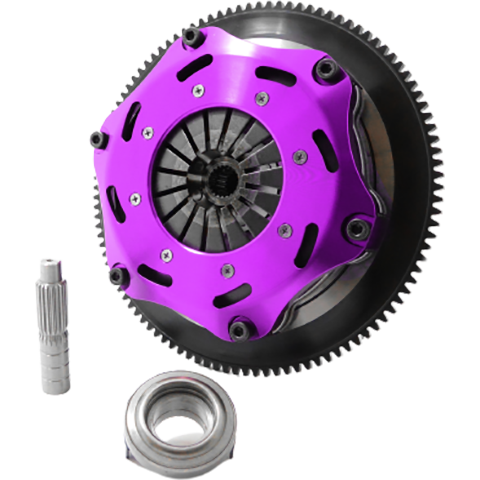 XClutch Twin Solid Ceramic Clutch Kit | 1990-1992 Eagle Talon, 1994-1996 Mitsubishi Evo 2/3/4, and 1992-1999 Mitsubishi Eclipse (XKMI18525-2E)