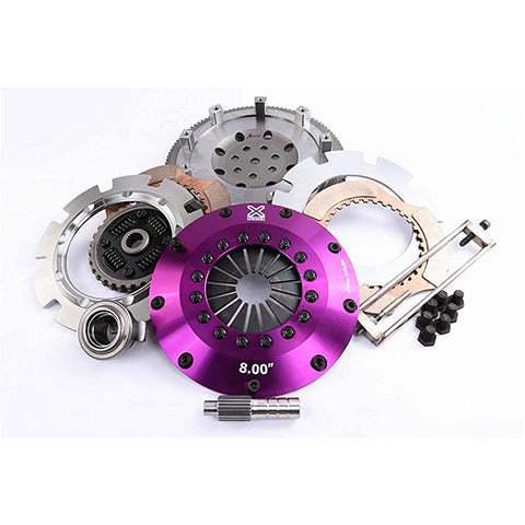 XClutch Twin Sprung Ceramic Clutch Kit | 1997-2006 Mitsubishi Lancer Evo 4/5/6/7/8/9 (XKMI20522-2B)