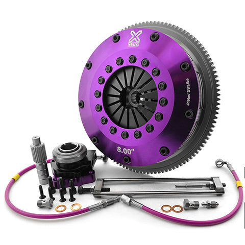 XClutch Twin Sprung Ceramic Clutch Kit | 1997-2006 Mitsubishi Lancer Evo 4/5/6/7/8/9 (XKMI20682-2B)