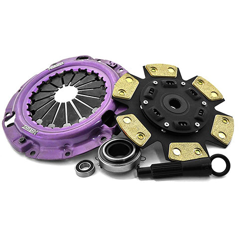 XClutch Stage 2R Single Ceramic Race Disc Clutch Kit | 1990-1999 Mitsubishi Eclipse/Eagle Talon/Plymouth Laser, 1994-1996 Mitsubishi Evo 2, and 1991-1999 Mitsubishi 3000GT/Dodge Stealth (XKMI23014-1R)