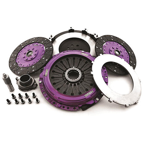 XClutch Twin Solid Organic Clutch Kit | 1997-2006 Mitsubishi Lancer EVO 4/5/6/7/8/9 (XKMI23522-2G)