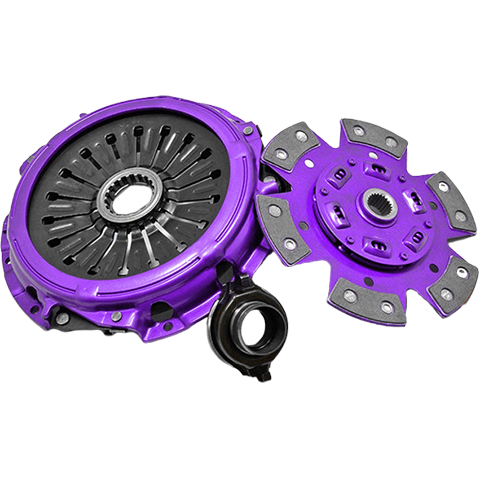 XClutch Stage 2 Single Sprung Ceramic Clutch Kit | 2003-2006 Mitsubishi Evo 8/9 (XKMI24010-1B)