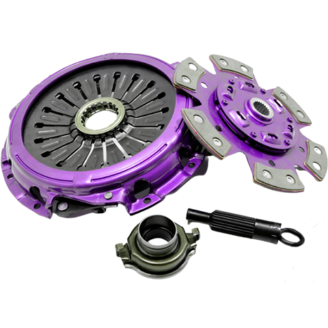 XClutch Stage 2 Single Sprung Ceramic Clutch Kit | 2008-2015 Mitsubishi Evo X (XKMI24011-1B)