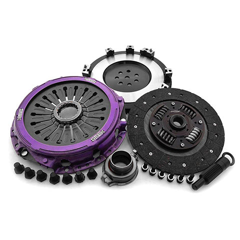 XClutch Stage 1 Single Sprung Organic Clutch Kit | 1997-2000 Mitsubishi Evo 4/5/6 (XKMI24522-1A)
