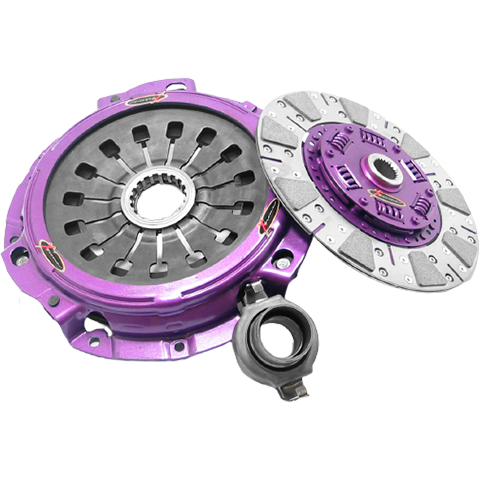 XClutch Stage 2 Single Cushioned Ceramic Clutch Kit | 1993-2002 Mazda RX-7 (XKMZ24002-1C)