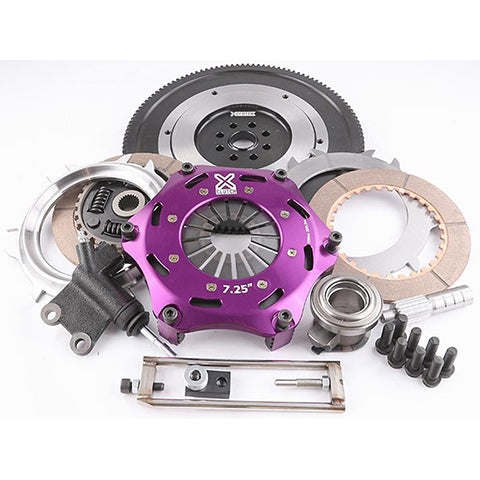 XClutch Twin Sprung Ceramic Clutch Kit | 2002-2021 Subaru WRX STI, 2004-2005 Subaru WRX, and 2007-2009 Subaru Legacy GT Spec.B (XKSU18521-2B)