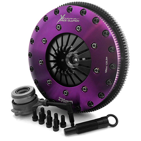 XClutch Twin Carbon Blade Clutch Kit | 2015-2022 Volkswagen Golf R, 2014-2017 Volkswagen Golf GTI, and 2019-2022 Volkswagen Jetta (XKVW23698-2P)