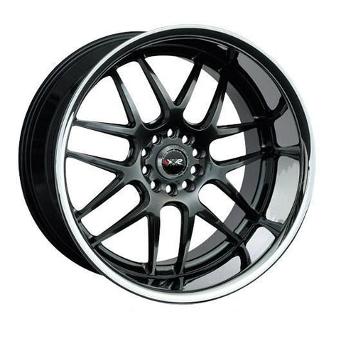 XXR Wheels 526 Chromium Black w/ Chrome Stainless Steel Lip 20x9 | 5x114.3/5x120 (52609432N)