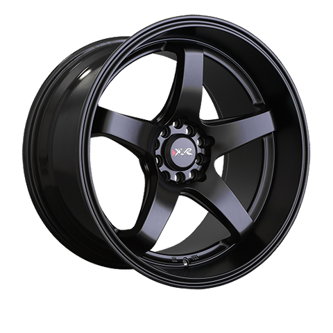 XXR 555 "Category 5" 5x100/114.3 17x8" +35mm Offset Flat Black Wheels