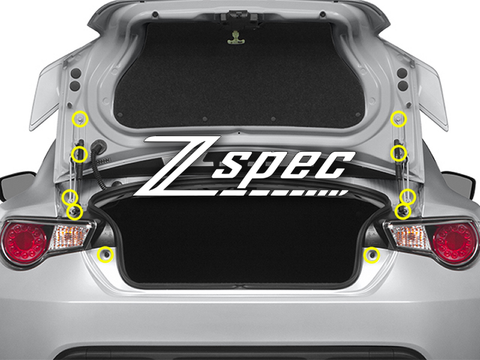 ZSPEC "Stage 3" Dress Up Bolts® Stainless/Billet Fastener Kit | 2013-2021 Subaru BRZ/Scion FR-S/Toyota 86 (00843612137616)