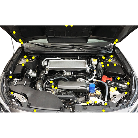 ZSPEC "Stage 1" Dress Up Bolts® Stainless/Billet Fastener Kit | 2022+ Subaru WRX (00843612137968)